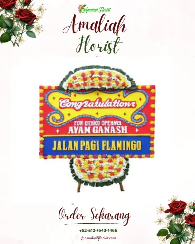 Bunga Papan Congratulation di Pelutan